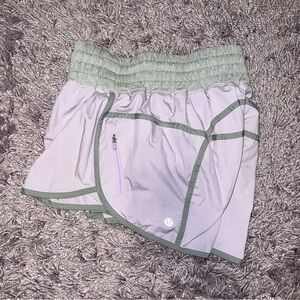 Purple lululemon shorts